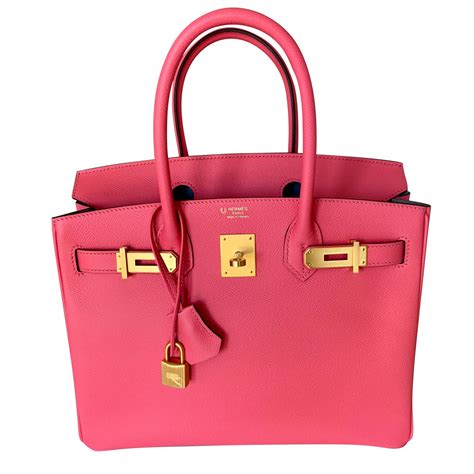 hermes birkin pink diamonds|hermes birkin leather bags.